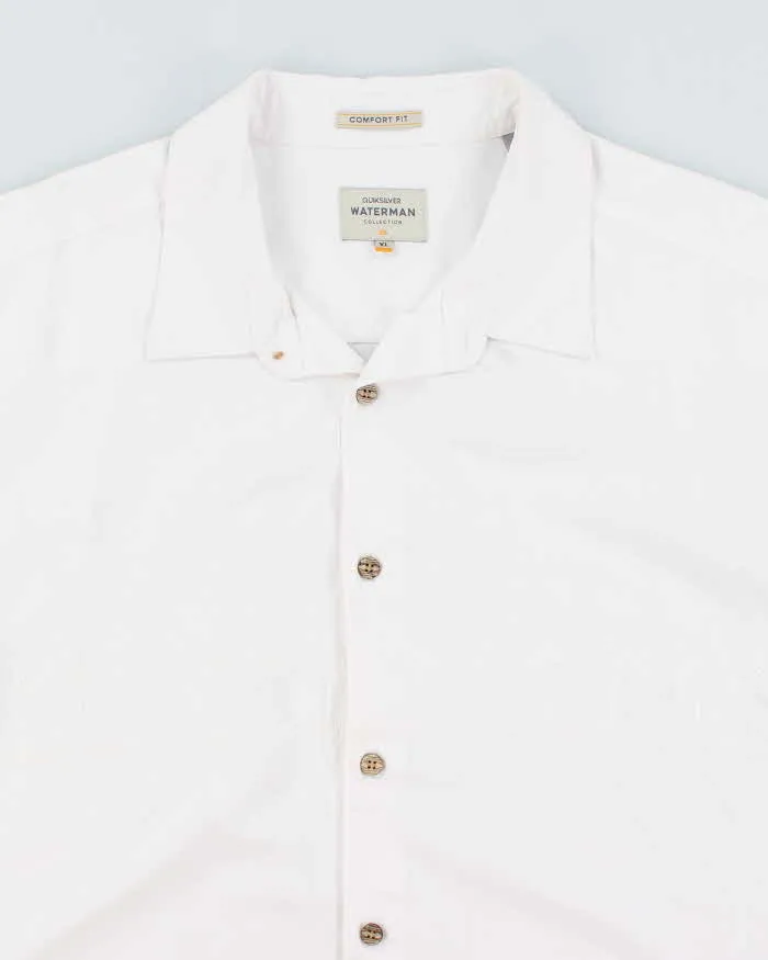 Quicksilver White Short Sleeve Shirt - XL sold by Rokit product image thumbnail 3