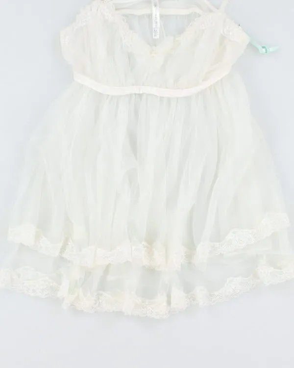 Y2k 00s Victoria's Secret White Mesh Cami - S sold by Rokit product image thumbnail 4