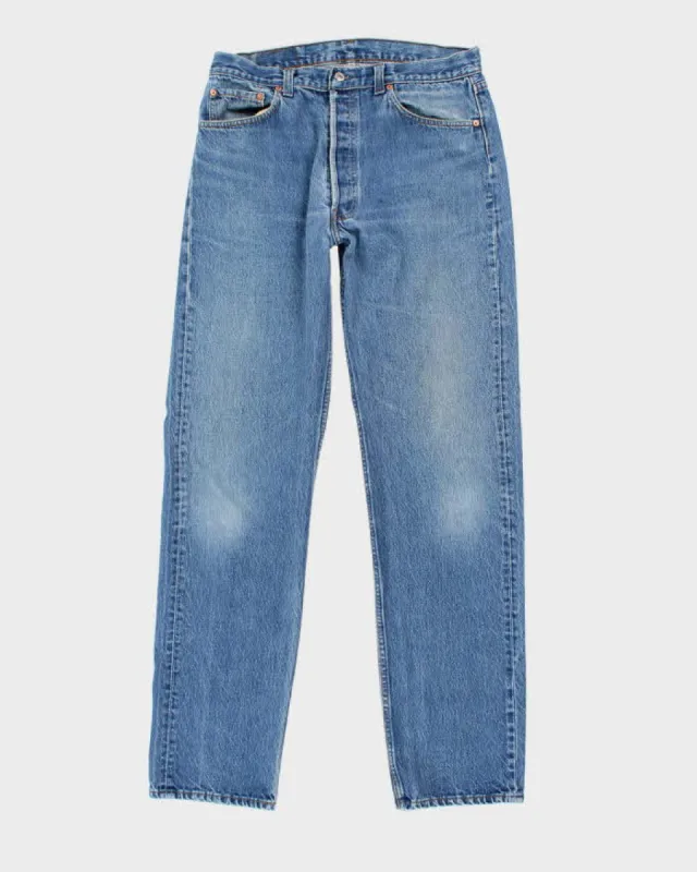 Men's Levi's 501 Medium Wash Jeans - W32 L33 sold by Rokit