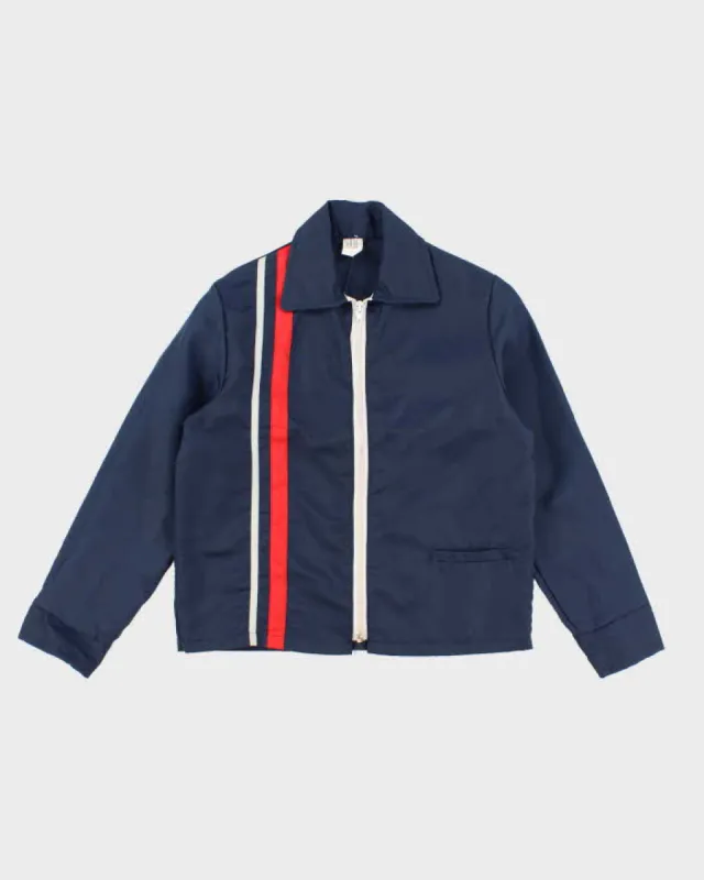 70's Vintage Men's Blue Racing Shell Jacket - XS sold by Rokit