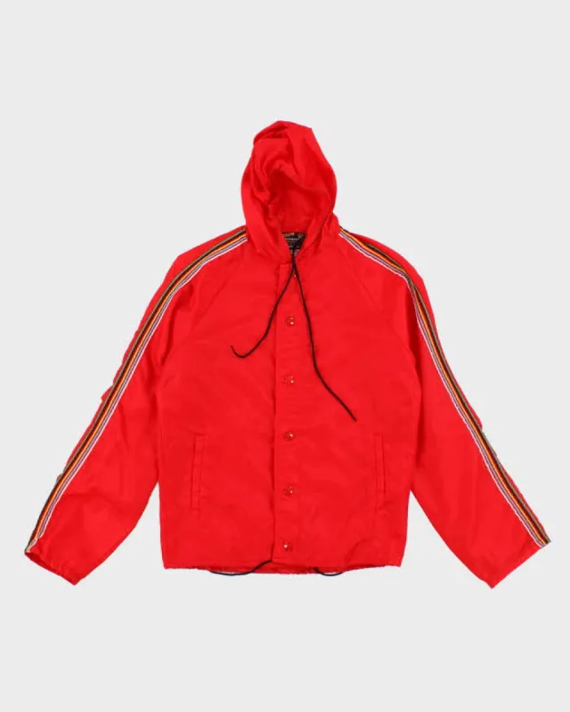 Vintage 70s Jensen Light Hooded Windbreaker - S sold by Rokit