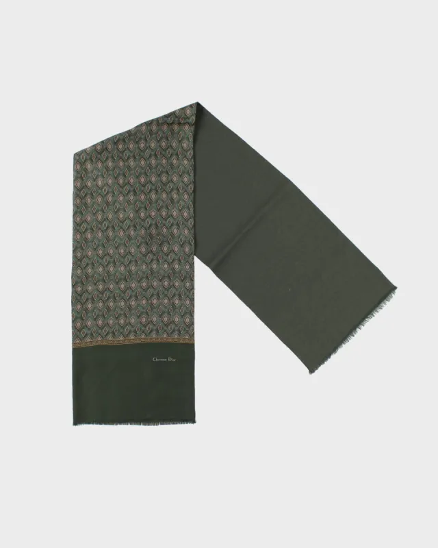 Vintage Christian Dior Silk/Wool Scarf sold by Rokit