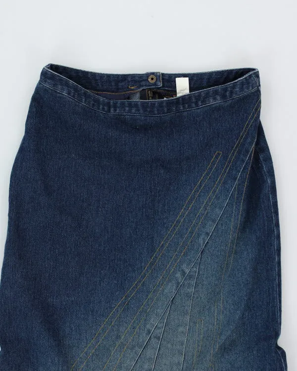 Y2k 00s Denim Fishtail Denim Skirt - S sold by Rokit product image thumbnail 3