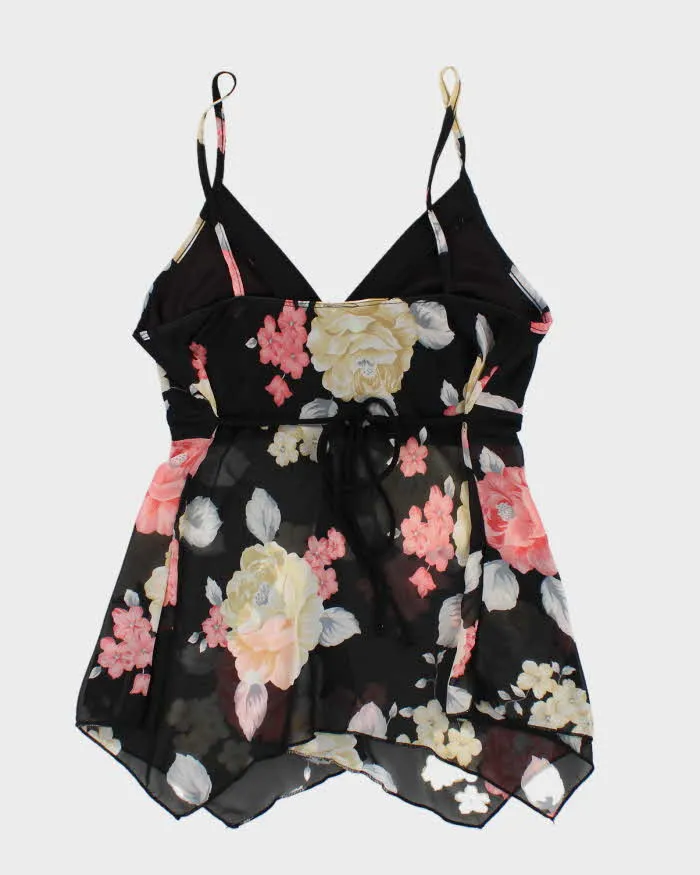 Vintage Y2k 00s Mesh Floral Cami - L sold by Rokit product image thumbnail 2
