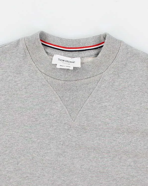 Mens Grey Thom Browne Classic Stripes Sweatshirt - L sold by Rokit product image thumbnail 3