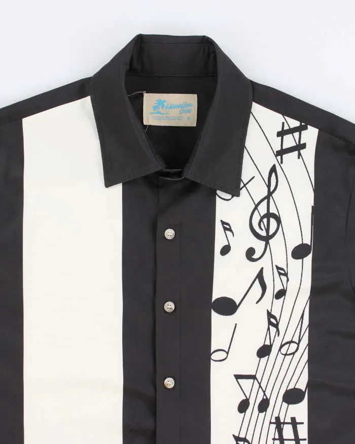 00s Music Notes Short Sleeve Shirt - M sold by Rokit product image thumbnail 3