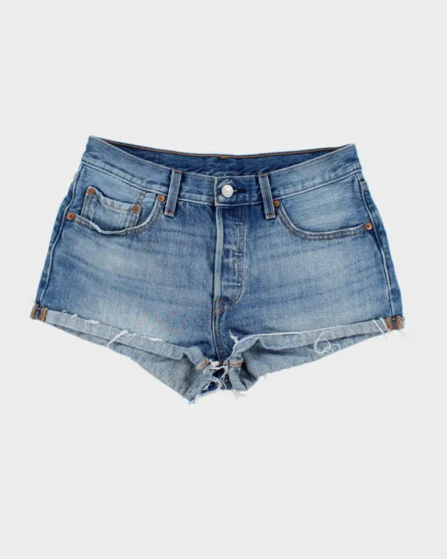 Levi's Denim Low Waisted Shorts - W28 sold by Rokit