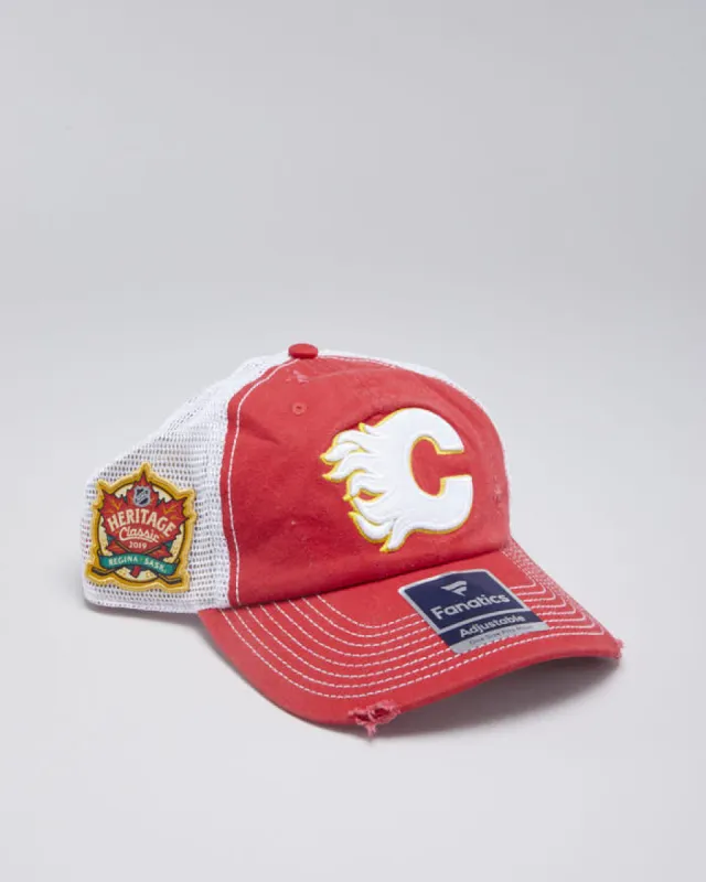 Unisex Calgary Flames Red Baseball Cap - O/S sold by Rokit