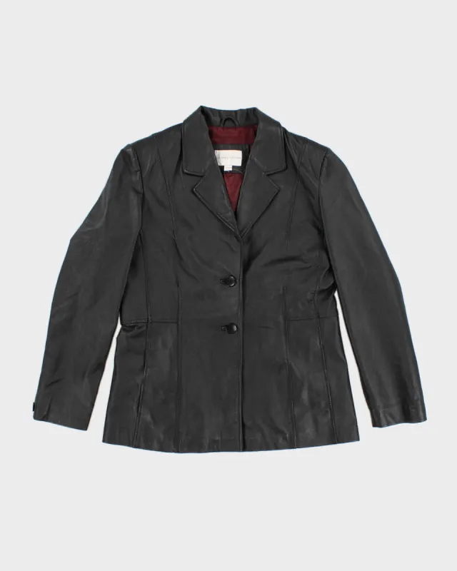 Vintage 90s Fairweather Classic Leather Blazer - M sold by Rokit