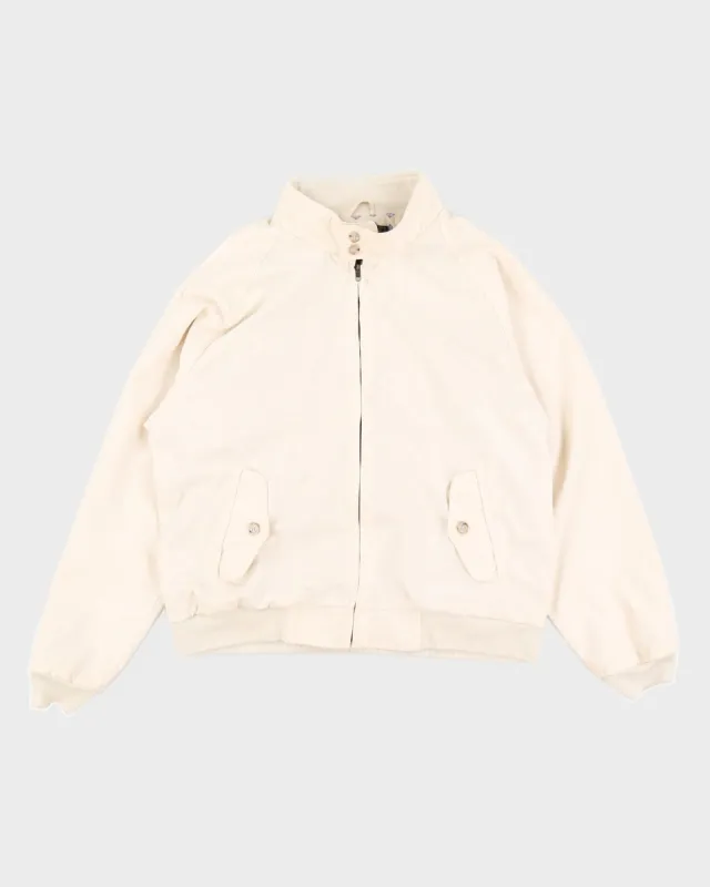 Vintage 90s Eddie Bauer Cream Bomber Jacket - XL sold by Rokit