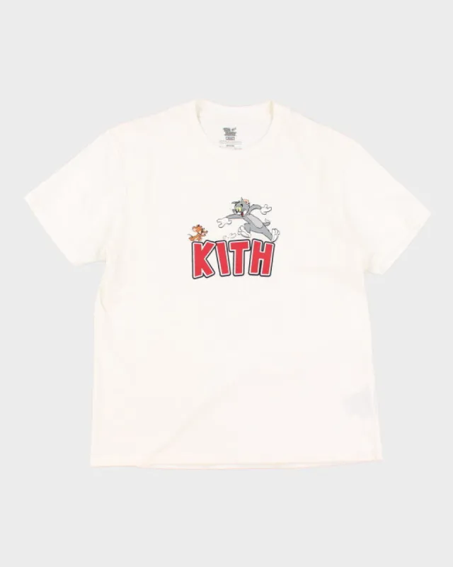 Kith x Tom & Jerry White T-Shirt - M sold by Rokit