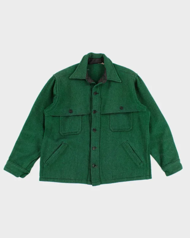 Men's Green wool Jacket - M sold by Rokit