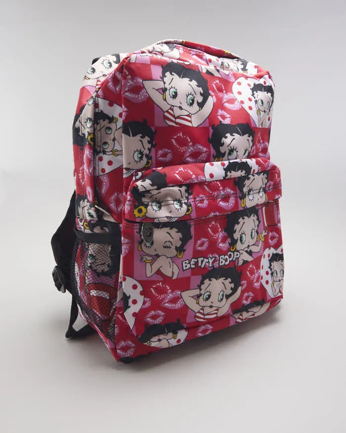 Pink Betty Boop Rucksack sold by Rokit