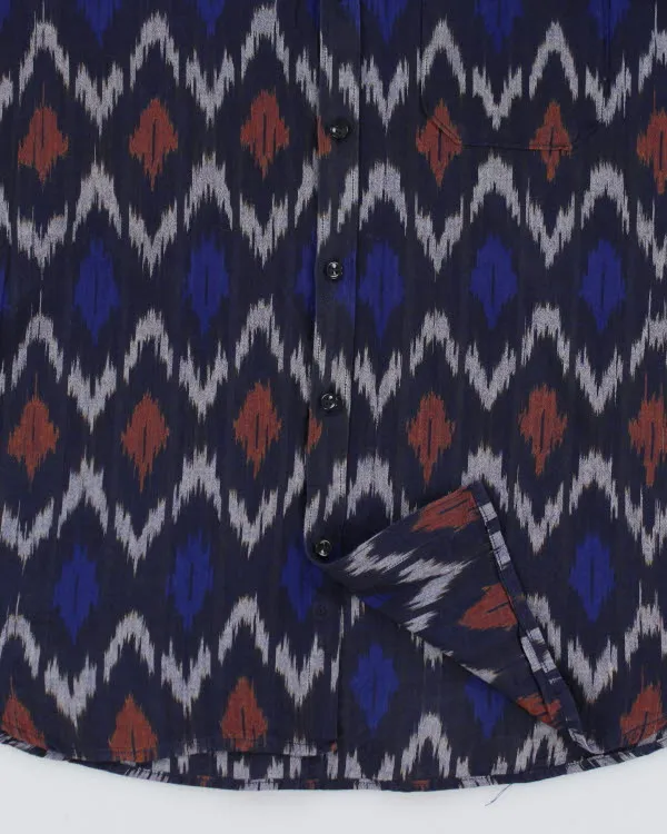 Vintage 80's Patterned Short Sleeve Shirt - XL sold by Rokit product image thumbnail 4