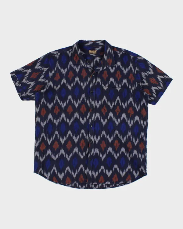 Vintage 80's Patterned Short Sleeve Shirt - XL sold by Rokit