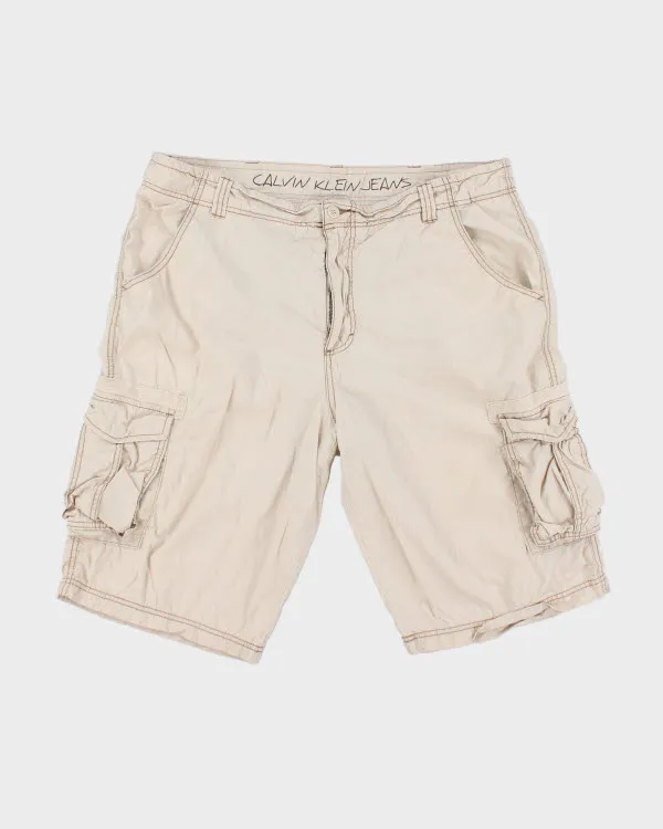 Vintage Calvin Klein Lightweight Baggy Cargo Shorts - W38 L13 sold by Rokit