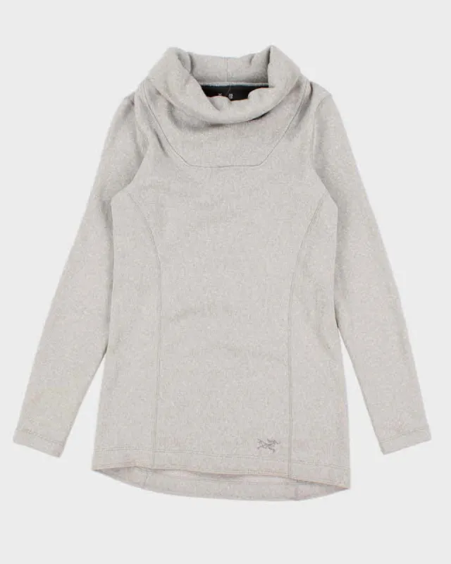 Womens Grey Arc'teryx Cowl Neck Pullover Sweatshirt - XS sold by Rokit