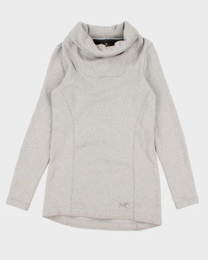 Womens Grey Arc'teryx Cowl Neck Pullover Sweatshirt - XS sold by Rokit