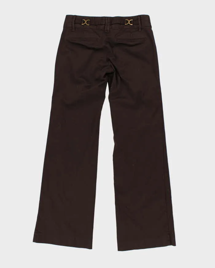 Y2k Old Navy Brown Low Waist Trousers - W30 sold by Rokit product image thumbnail 2