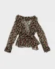 Vintage 00s Ralph Lauren Floral Mesh Wrap Shirt - M sold by Rokit