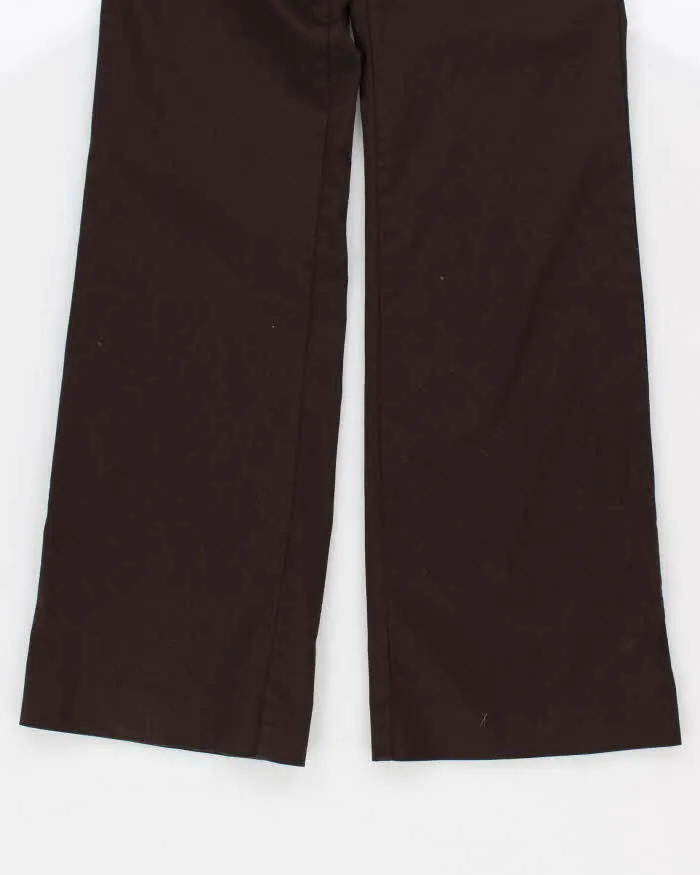 Y2k Old Navy Brown Low Waist Trousers - W30 sold by Rokit product image thumbnail 4