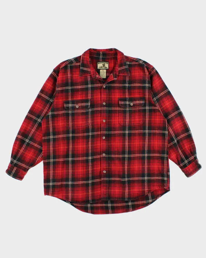 Mens Red Field & Stream Flannel Shirt - XL sold by Rokit
