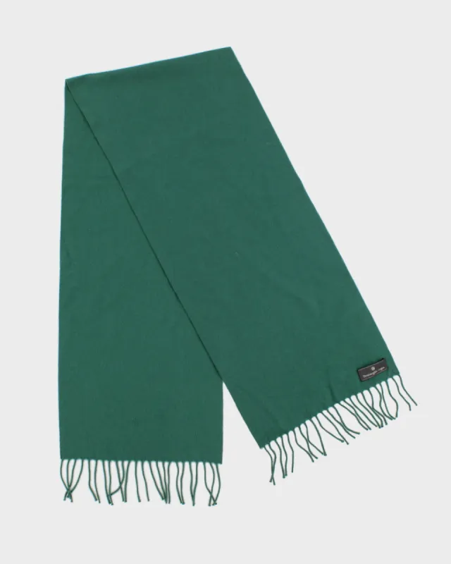 Forest Green Made in Italy Cashmere Scarf sold by Rokit