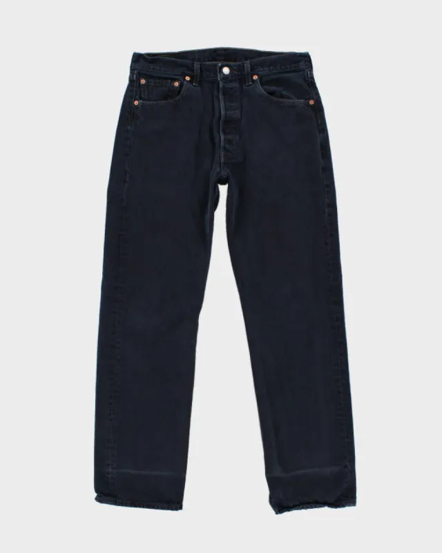 Vintage 90s Levi's 501 Faded Black Jeans - W32 L30 sold by Rokit