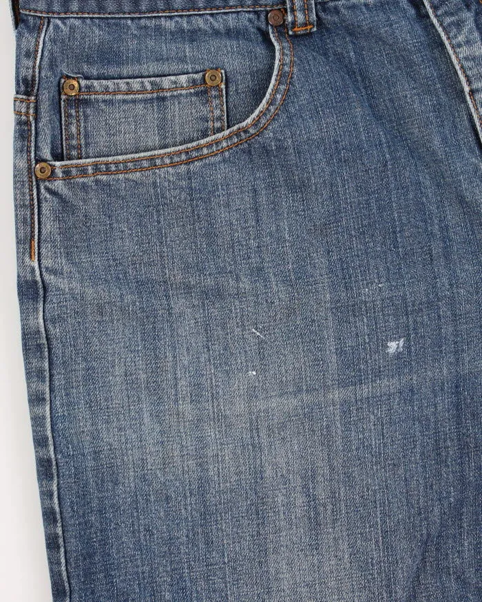 Vintage Anchor Blue Baggy Jean Shorts - W34 sold by Rokit product image thumbnail 4