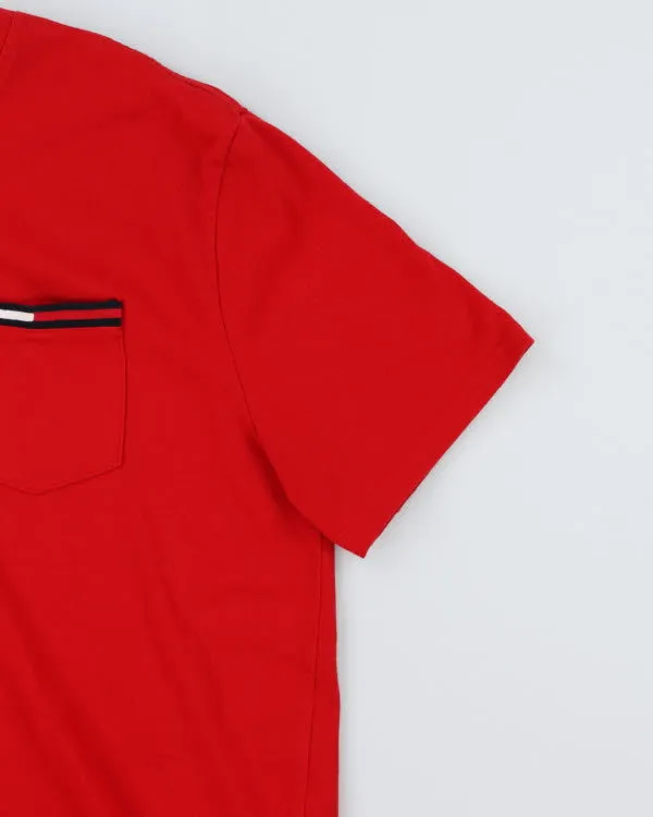 Tommy Hilfiger Red T-shirt - XL sold by Rokit product image thumbnail 4