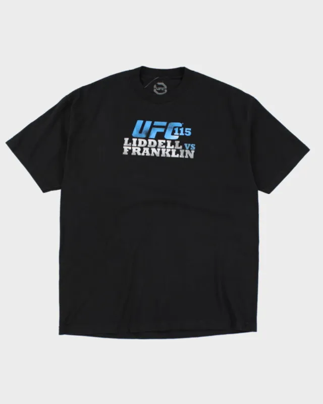 UFC 115 Liddell Vs. Franklin Black T-Shirt - XL sold by Rokit