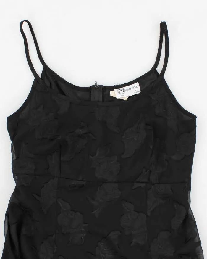 Vintage 90s Darling Black Floral Dress - L sold by Rokit product image thumbnail 3