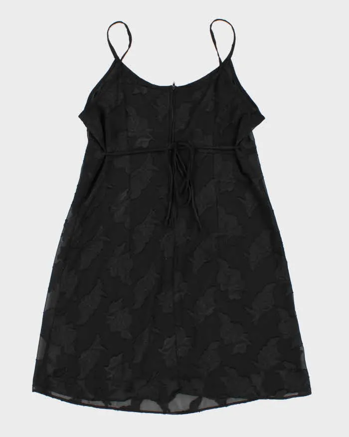 Vintage 90s Darling Black Floral Dress - L sold by Rokit product image thumbnail 2