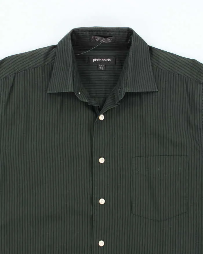 Pierre Cardin Green Stripe Shirt - M sold by Rokit product image thumbnail 3