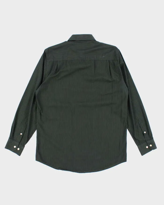 Pierre Cardin Green Stripe Shirt - M sold by Rokit product image thumbnail 2