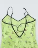 Y2k 00s La Senza Green Slip Dress - M sold by Rokit