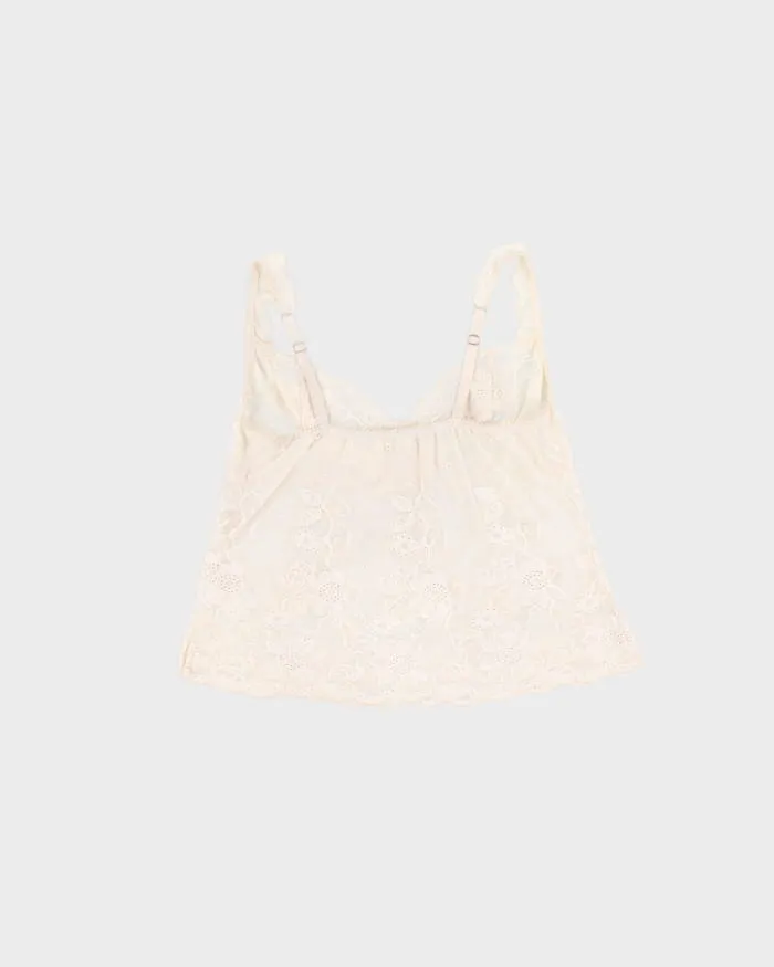 Vintage 90s Arianne White Lace Cami - S sold by Rokit product image thumbnail 2
