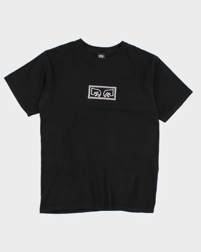Y2k Obey Black T-Shirt - M sold by Rokit