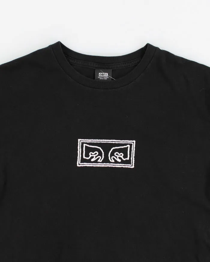 Y2k Obey Black T-Shirt - M sold by Rokit product image thumbnail 3