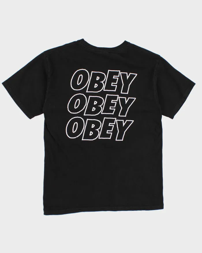 Y2k Obey Black T-Shirt - M sold by Rokit product image thumbnail 2