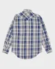 90s Vintage Mens Blue Wrangler Flannel Shirt - XL sold by Rokit