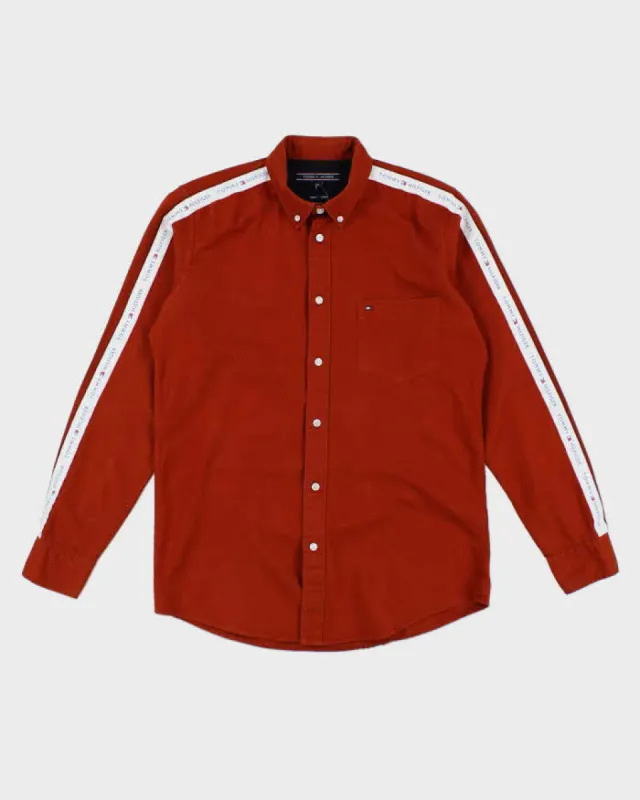 Tommy Hilfiger Brown Long Sleeve Shirt - M sold by Rokit