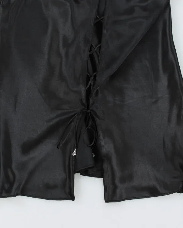 Y2K 00s La Senza Lace-up Slip - S sold by Rokit product image thumbnail 4