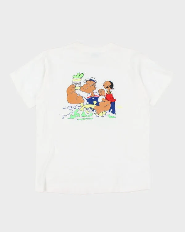 Vintage 90s Single Stitch Popeye Graphic T-Shirt - L sold by Rokit product image thumbnail 2