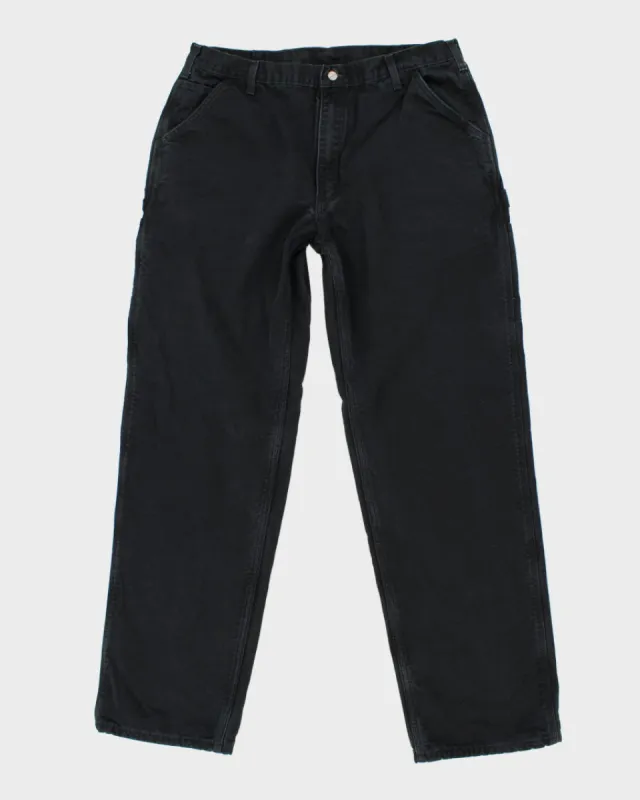Carhartt Flannel Lined Work Wear Trousers - W38 L35 sold by Rokit