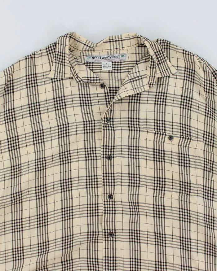 Vintage Nine Twenty East Silk Check Shirt - L sold by Rokit product image thumbnail 3