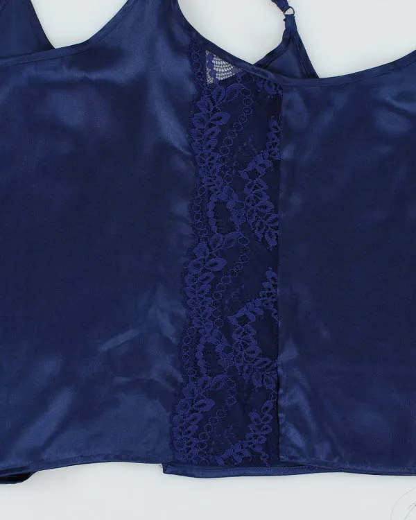 Y2k 00s In Bloom Navy Cami - S sold by Rokit product image thumbnail 4