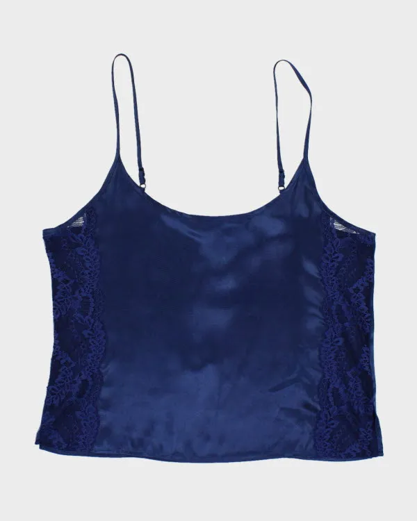 Y2k 00s In Bloom Navy Cami - S sold by Rokit