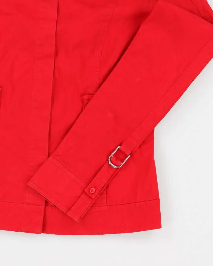 Vintage 90s Women's Gladith Red Shirt - S sold by Rokit product image thumbnail 4