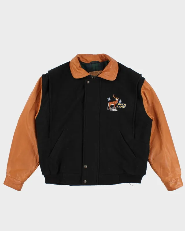 Vintage 90s Buck Lake Varsity Style Jacket - M sold by Rokit